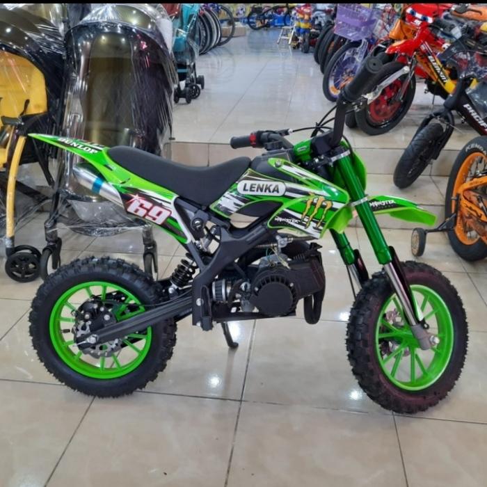 Gambar MOTOR TRAIL MINI 50CC LENKA - Kuning dari SumberBaru Bike undefined Tokopedia