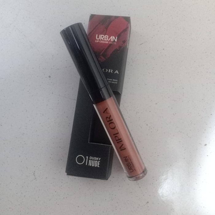 Gambar lipcream implora urban matte murah original - 0.1 dusky nude dari Yuch Store undefined Tokopedia