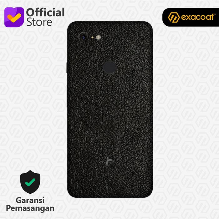Gambar [EXACOAT] Google Pixel 3 3M Skin / Garskin - Leather Black - Model cut only dari Exacoat Kota Bekasi Tokopedia