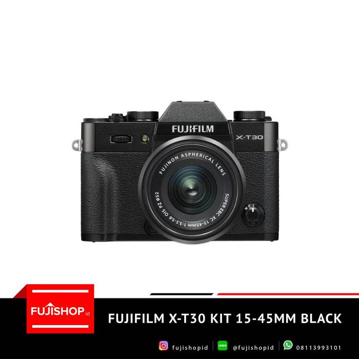 Gambar Fujifilm X-T30 XT30 Kit XC 15-45mm Resmi Fujifilm Indonesia - Hitam dari FUJISHOPid undefined Tokopedia