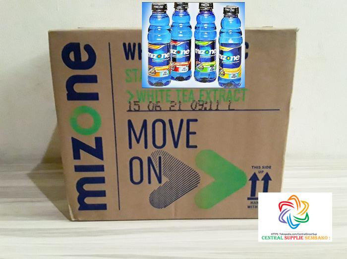 Gambar Mizone Minuman Isotonic Bernutrisi [500ml /12 botol /1 karton ] - Lyche Lemon dari Central Grosir Supplie undefined Tokopedia