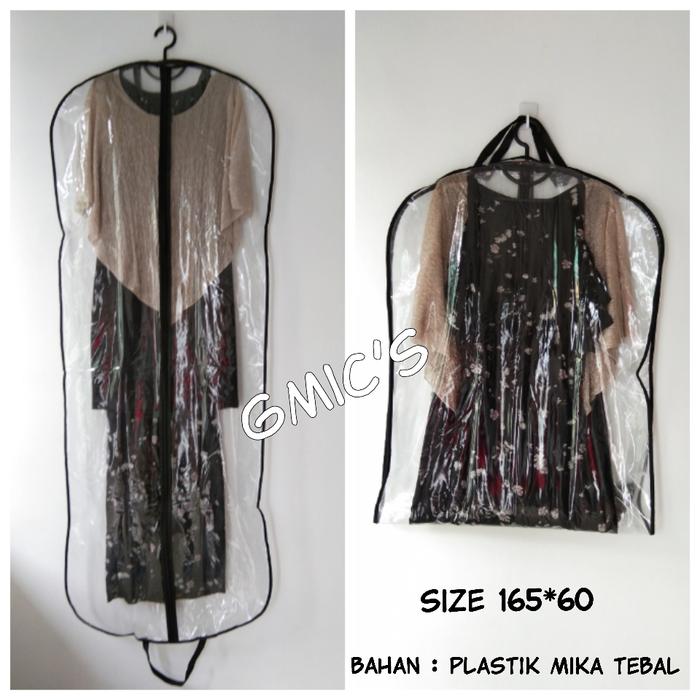 Gambar Cover pelindung gaun baju pesta baju gamis bahan plastik mika tebal dari GMic's Shop undefined Tokopedia