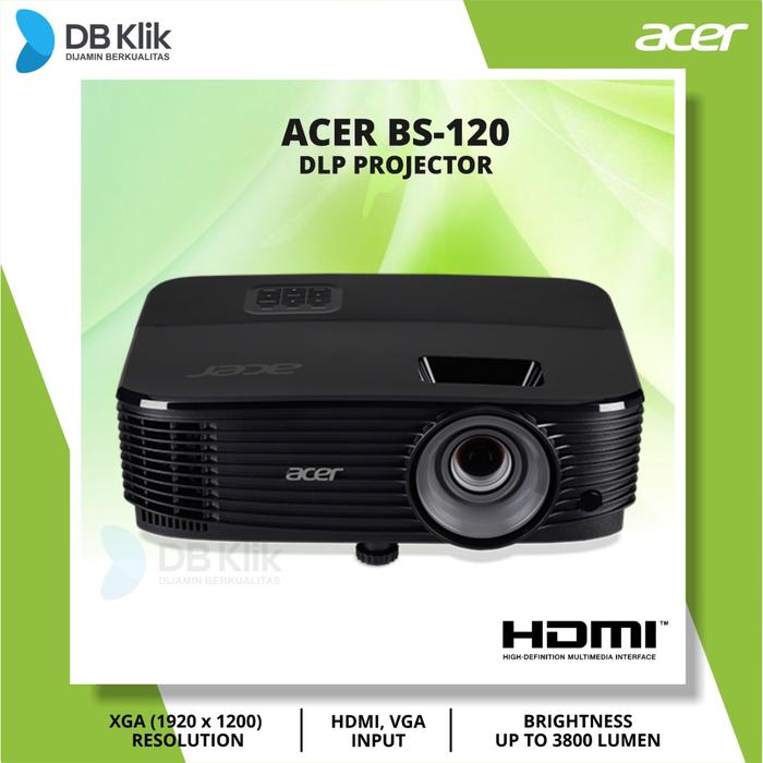 LCD PROJECTOR ACER BS120 XGA 1024x768 | 3800 Ansi Lumen