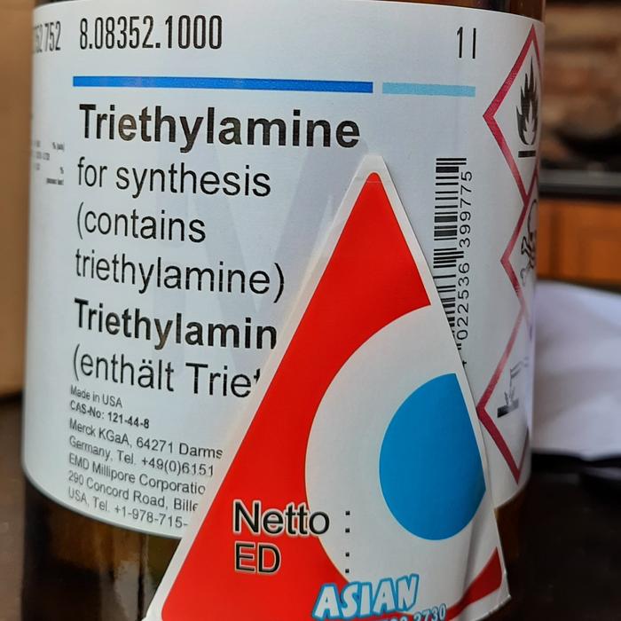 Gambar Trietilamin - Trietilamine - Triethylamine - Triethylamin per 10 ml dari ASIAN - BAHAN FARMASI undefined Tokopedia