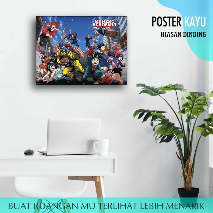 Gambar My Hero Academia Boku No Hero Academia Poster Kayu Home Decor - ANF003 - ANF003A, LOW dari tokodin.id undefined Tokopedia