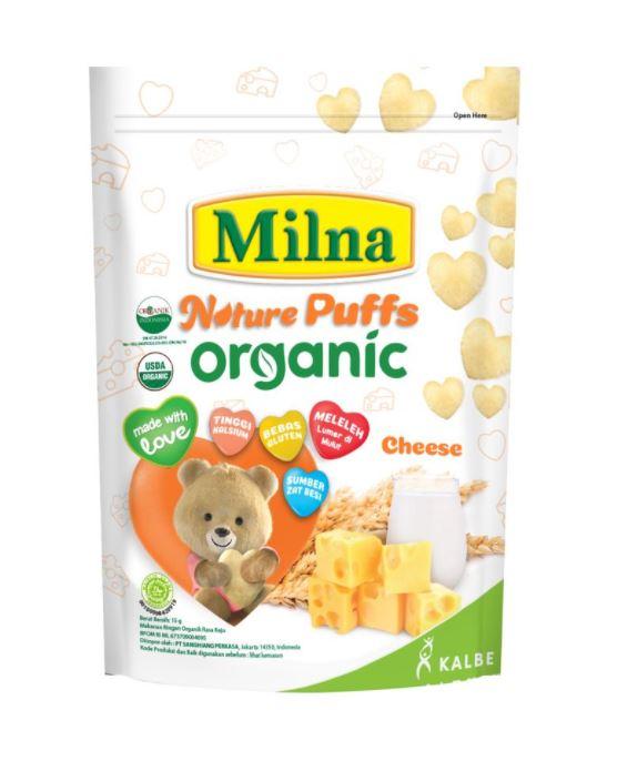 Gambar Milna Nature Puffs Organic Apple & Mix Berries / Cheese 15 Gram - Cheese dari Kyan Mart undefined Tokopedia