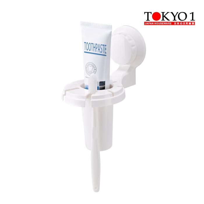 Gambar Tokyo dispenser odol dan tempat sikat gigi One Hanging Mug 921839 dari TOKYO 1 undefined Tokopedia