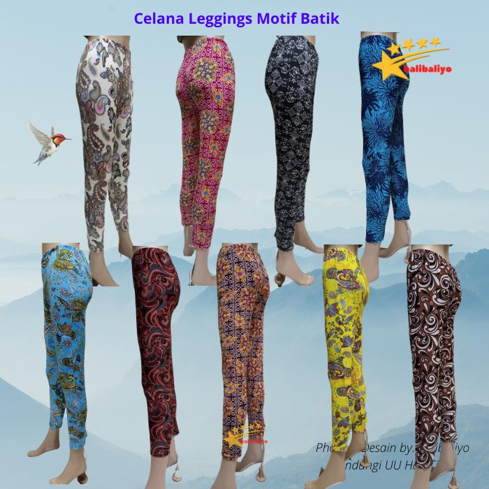 Gambar Celana Legging Motif PREMIUM Wanita Remaja dan Lejing Dewasa Terbaru - All Size, batik dari Balibaliyo3 undefined Tokopedia