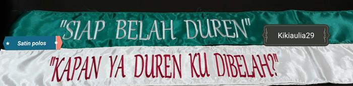 Gambar Selempang Wisuda - Putih dari Nabilah sash Bordir dan Sablon undefined Tokopedia