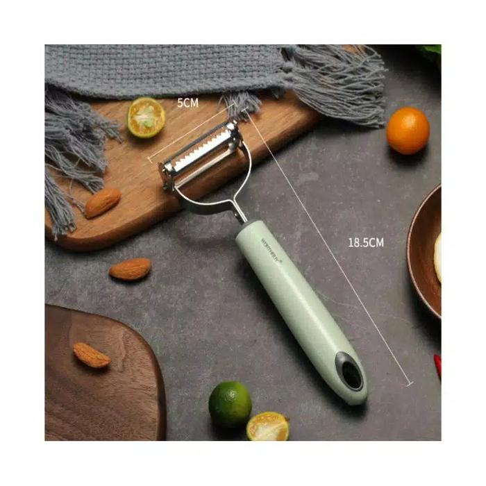 Gambar SPATULA PEELER FRUIT VEGETABLE MULTIFUNCTION SLICER STAINLESS STEEL Pp - peeler A dari KeenanShop21 Kab. Jombang Tokopedia