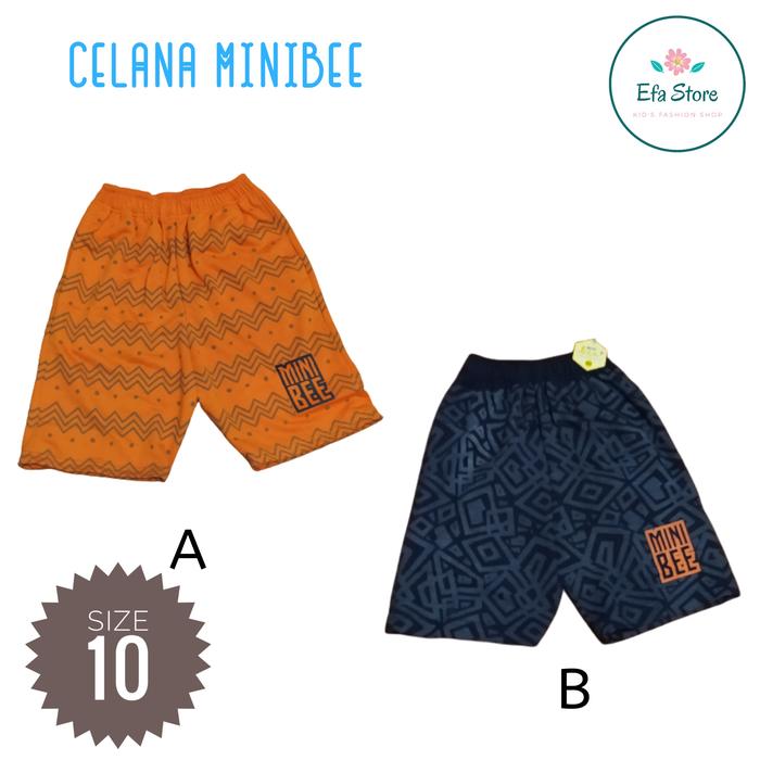 Gambar celana pendek anak laki laki 6 tahun - 14 tahun short pants minibee - 10-11 tahun dari efastore_baju_anak undefined Tokopedia