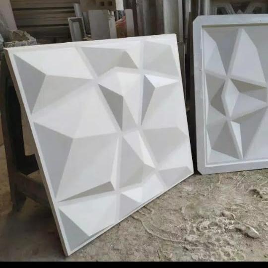 Gambar cetakan/molding panel dinding 3d 20pcs dari Antika Fiber undefined Tokopedia