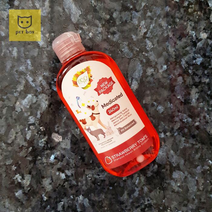 Gambar Shampoo Kucing dan Anjing ECO Pet 240ml - Stawberry Toms dari pet box id Kab. Bogor Tokopedia
