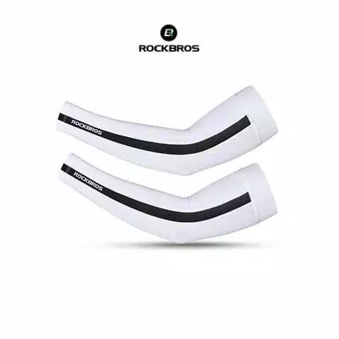 Gambar Rockbros XT042 arm slevee manset tangan sepeda Cycling running - Putih, S dari SMARTSHOP 727 undefined Tokopedia