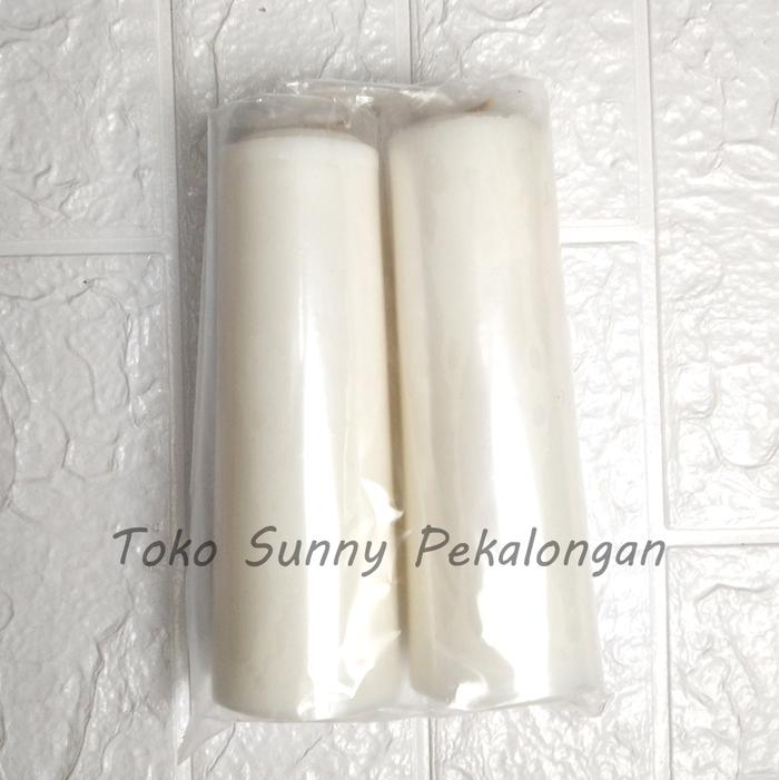 Gambar Lilin Besar Diameter 5 cm, Tinggi 16 cm - Warna Merah, Putih - Putih dari Toko Sunny Pkl undefined Tokopedia