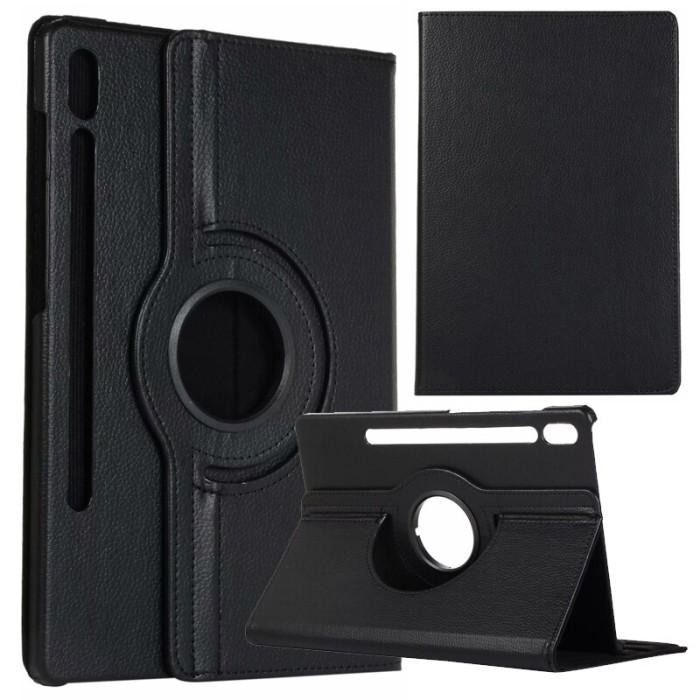 Gambar Case Samsung Tab S7 2020 T870 T875 11inch Rotary Pu Leather Flip Cover - Hitam dari Case BEC undefined Tokopedia