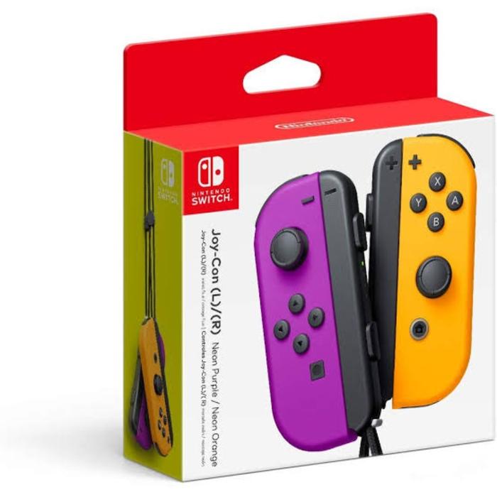 Gambar Nintendo Switch Joycon - Purple Orange dari Dzone Games undefined Tokopedia