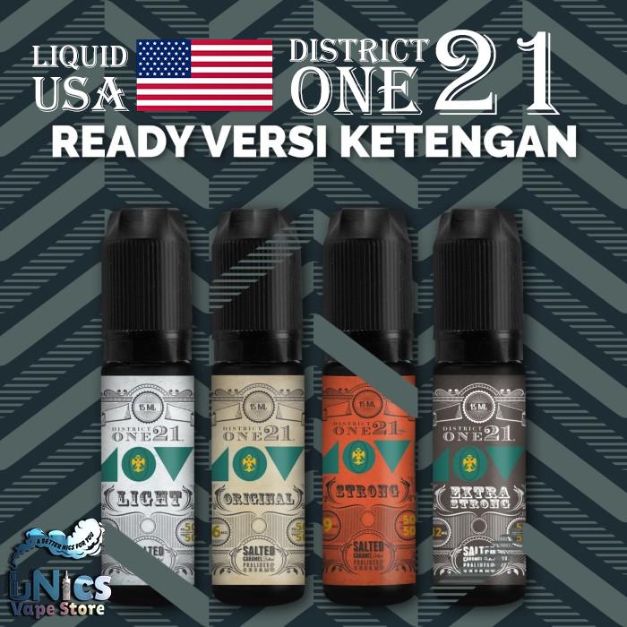 Gambar Liquid Freebase US Harga Ketengan - DISTRICT ONE21 Salted Caramel 15ML - Light dari uNics VapeStore undefined Tokopedia