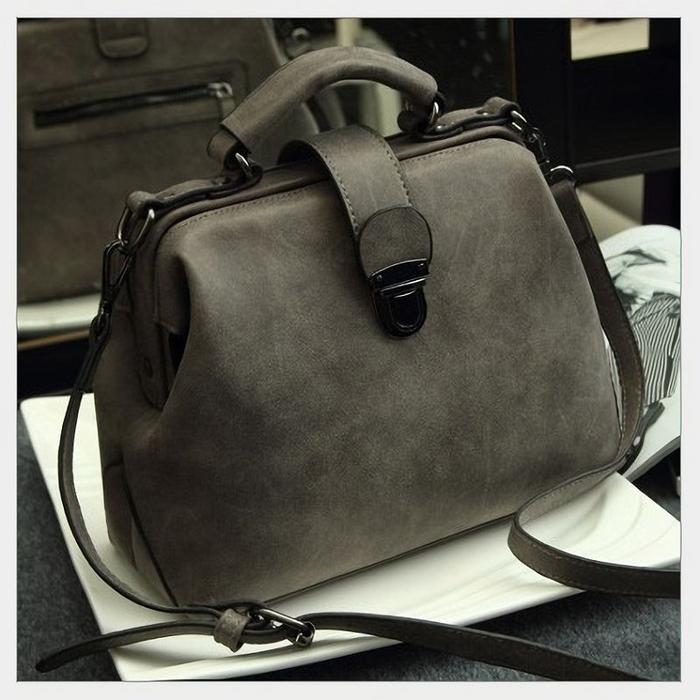 Gambar tas selempang doctorbag import wanita branded batam murah kerja b010a - Abu-abu dari Masengkol Store undefined Tokopedia