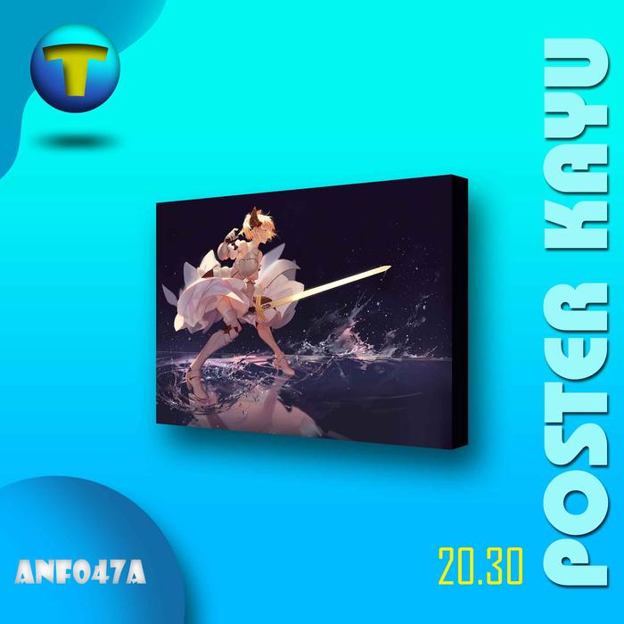Gambar Anime Poster Dinding Kayu Saber Fate Series Home Decor Otaku - ANF047. - ANF047A, LOW dari tokodin.id undefined Tokopedia