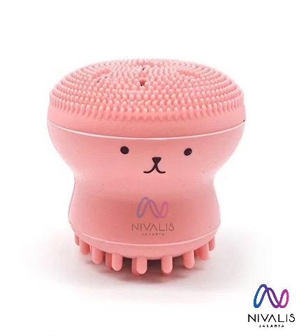 Gambar SPONS GURITA PEMBERSIH WAJAH SPONS CUCI MUKA MULTIFUNGSI - Orange dari Nivalis Jakarta undefined Tokopedia