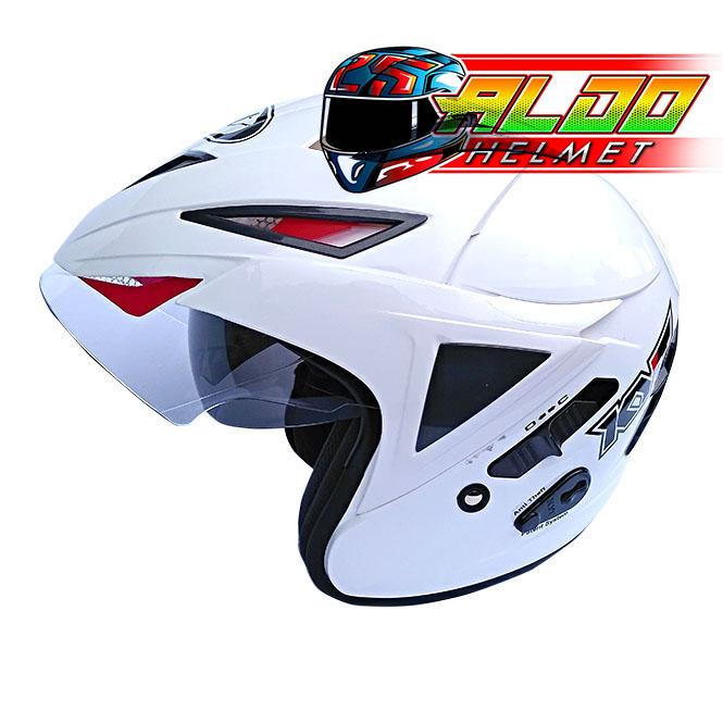 Gambar KYT SCORPION KING WHITE ORIGINAL HELM SNI TERMURAH - L dari aldohelm2 undefined Tokopedia