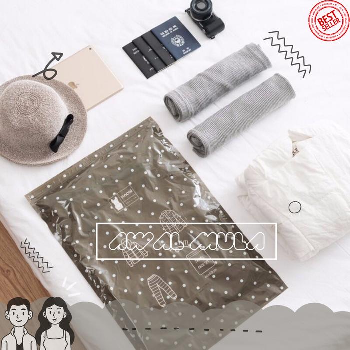 Gambar Vacuum Bag Pakaian Kantong Press Baju Plastik Storage 2in1 Set 50x70 dari Awal Mula Equipment Kota Tangerang Tokopedia