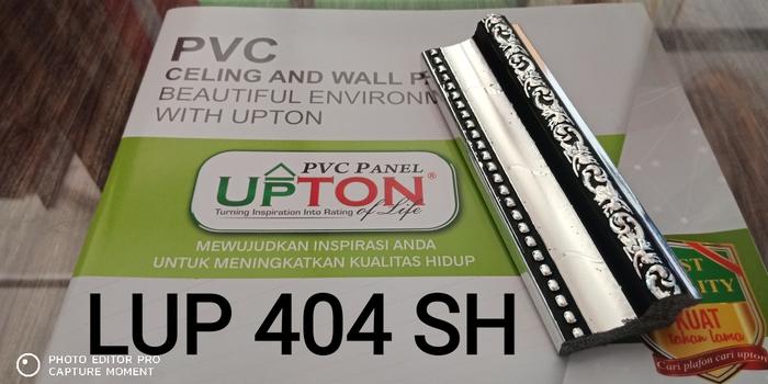 Gambar List Plafon PVC UPTON Plafon - Material Bahan Bangunan - Hiasan Atap - LUP 404 SH dari MEGATrussGlobal undefined Tokopedia