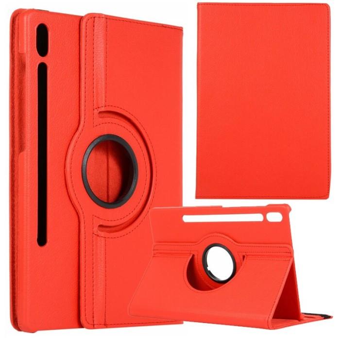 Gambar Case Samsung Tab S7 2020 T870 T875 11inch Rotary Pu Leather Flip Cover - Merah dari Case BEC undefined Tokopedia