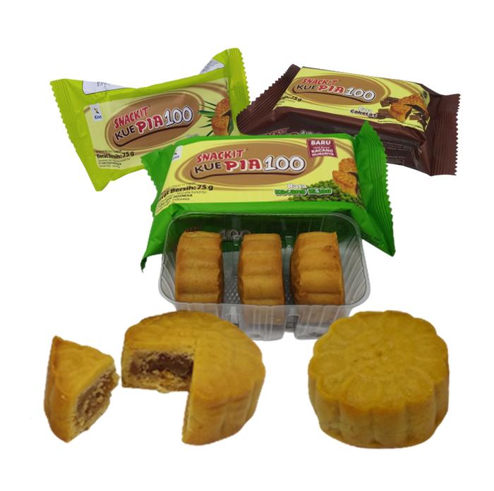 Gambar Kino Snackit Kue Pia 100 75Gram Isi 3Pcs - Kacang Hijau dari Dmary shop undefined Tokopedia