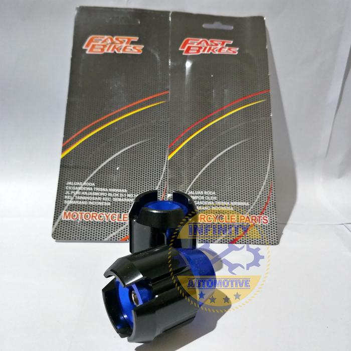Gambar Jalu As Roda Depan Mini Full CNC Matic & Bebek - Biru dari Infinity Automotive undefined Tokopedia