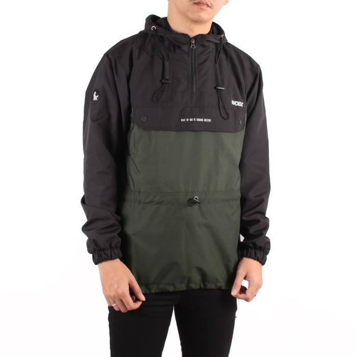 Gambar Cagoule Jacket Snowdope Pria WOLV / Jaket Cagoule Windbreake - Hijau, XL dari Almoundshop undefined Tokopedia