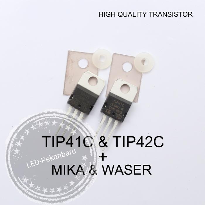 Gambar TRANSISTOR ST2 TIP41C TIP42C TIP 41 TIP 42 TIP41 TIP42 MIKA WASER - TIP+MIKA+WASER dari LED Pekanbaru undefined Tokopedia