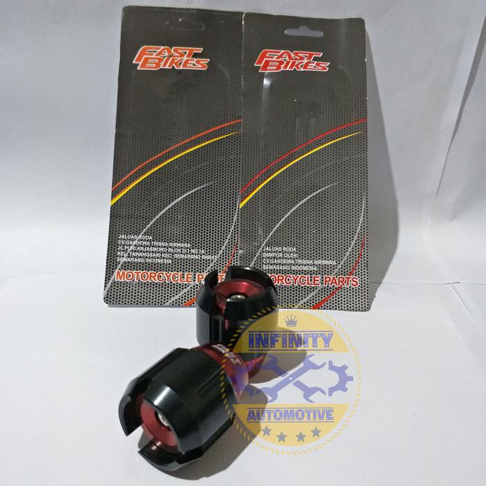 Gambar Jalu As Roda Depan Mini Full CNC Matic & Bebek - Merah dari Infinity Automotive undefined Tokopedia