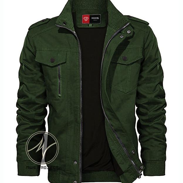 Gambar JAKET BOMBER PRIA/JAKET BOMBER CLASIC/JAKET BOMBER ELEGAN/JAKET DISTRO - ARMY, M dari 805RING_CLOTH undefined Tokopedia