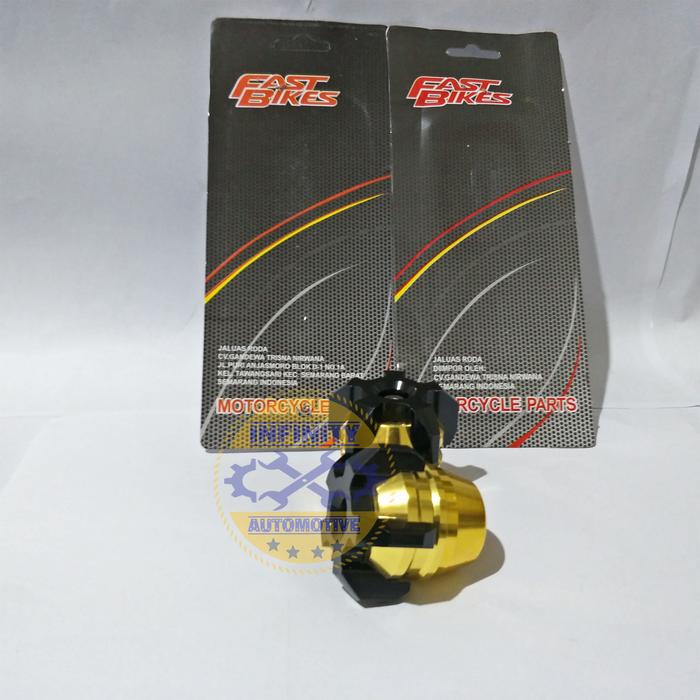 Gambar Jalu As Roda Depan Mini Bintang Full CNC Matic & Bebek - Gold dari Infinity Automotive undefined Tokopedia