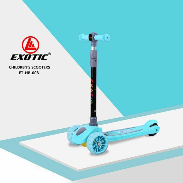Gambar JNE,SICEPAT - Scooter otoped exotic original HB 008 - Biru Muda dari bike and toys undefined Tokopedia