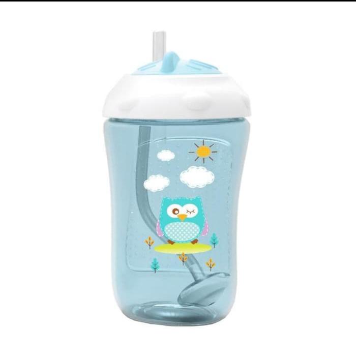 Gambar botol minum baby safe weighted straw cup training 300 ml - Biru dari abrisam babyshop undefined Tokopedia