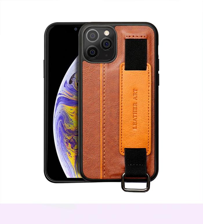Gambar Case Samsung S20 Plus S20 Ultra Wristband Leather With Card Slot Cover - Cokelat, S20 Plus dari My Case88 undefined Tokopedia