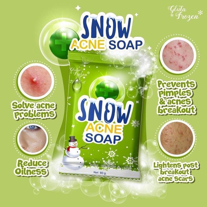 Gambar FROZEN SNOW SOAP SNOW WHIPP SOAP SABUN GLUTA - snow acne soap dari Metamorph Beauty Thailan undefined Tokopedia