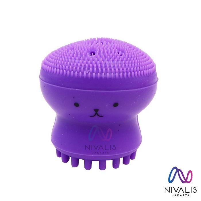 Gambar SPONS GURITA PEMBERSIH WAJAH SPONS CUCI MUKA MULTIFUNGSI - Ungu dari Nivalis Jakarta undefined Tokopedia