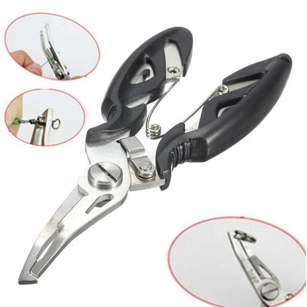 Gambar Tang Kail Pancing Stainless Steel Fishing Hook Remover - Hitam dari tenama undefined Tokopedia