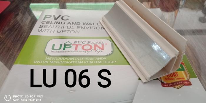Gambar List Plafon PVC UPTON Plafon - Material Bahan Bangunan - Hiasan Atap - LU 06 S dari MEGATrussGlobal undefined Tokopedia