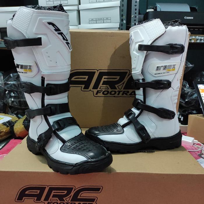 Gambar SEPATU TRAIL CROSS ARC MX TERBAIK ADVENTURE GTX - Putih, 39 dari Ap racing shop undefined 5 Tokopedia
