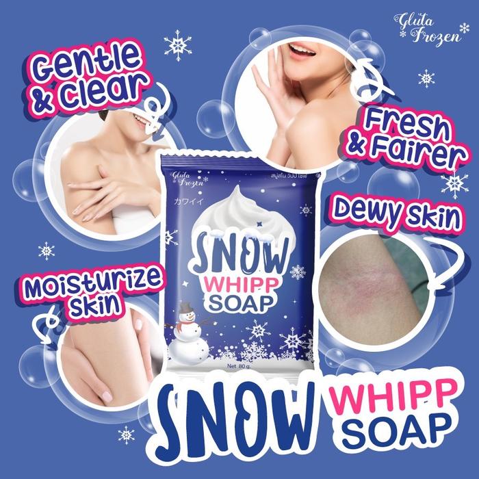 Gambar FROZEN SNOW SOAP SNOW WHIPP SOAP SABUN GLUTA - snow whipp soap dari Metamorph Beauty Thailan undefined Tokopedia