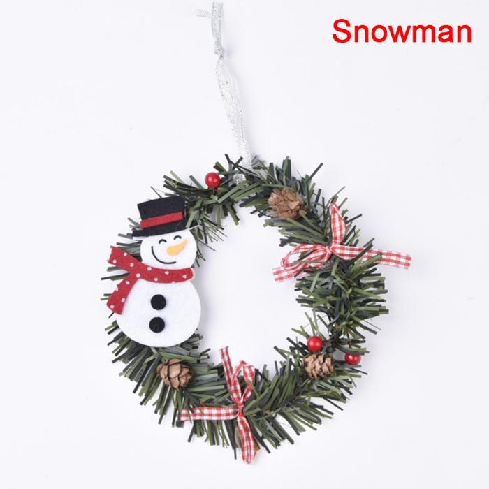 Gambar Christmas Wreath 15cm - Dekorasi Karangan Bunga Natal - Snowman dari ORIENS ID undefined Tokopedia