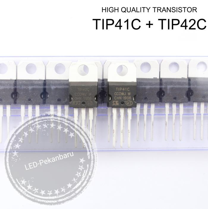 Gambar TRANSISTOR ST2 TIP41C TIP42C TIP 41 TIP 42 TIP41 TIP42 MIKA WASER - TIP41C+TIP42C dari LED Pekanbaru undefined Tokopedia