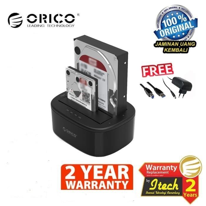 Gambar Orico 6228US3-C - Super Speed 2 Bay Hard Drive Dock USB 3.0 With Clone dari CITRA KOMPUTER MALL undefined Tokopedia