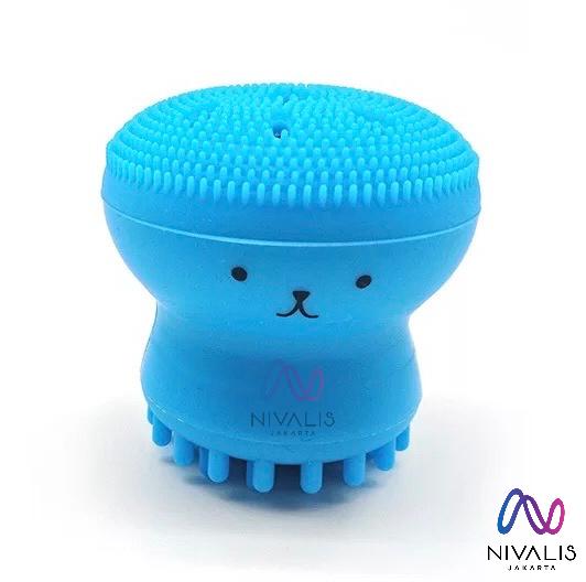 Gambar SPONS GURITA PEMBERSIH WAJAH SPONS CUCI MUKA MULTIFUNGSI - BIRU TUA dari Nivalis Jakarta undefined Tokopedia