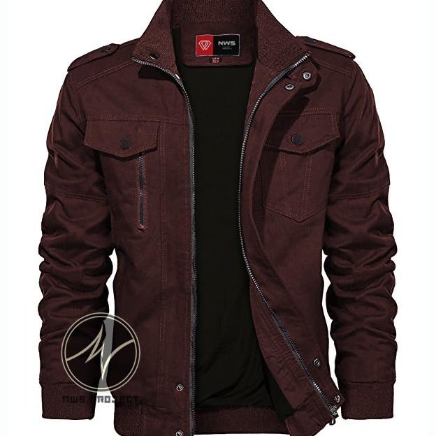 Gambar JAKET BOMBER PRIA/JAKET BOMBER CLASIC/JAKET BOMBER ELEGAN/JAKET DISTRO - COKLAT KOPI, L dari 805RING_CLOTH undefined Tokopedia